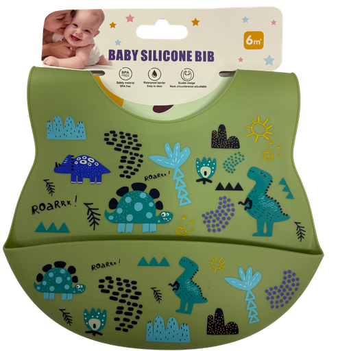 [3758] ACC Babero de silicona YSN160 Verde