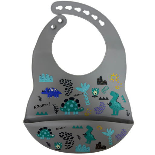 [3759] ACC Babero de silicona YSN160 Gris