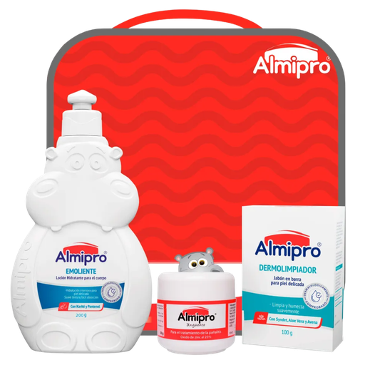 [3787] Kit Recien Nacido Almipro ( Emoliento x200 + Jabón Barra + Antipañalitis x30g)